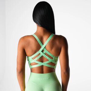 NVGTN Pistachio Enchant Seamless Bra Large